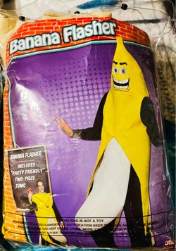 Adult banana costume in package