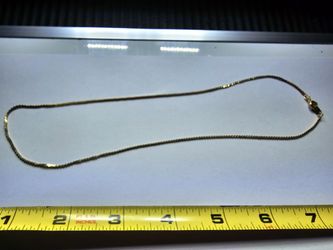 15 Inch Gold Necklace Gold Plated