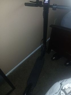Black Electric Scooter with Digital Display