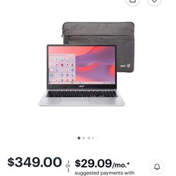 Acer Chromebook CB315 HD Intel Laptop Brand New With Protective Sleeve