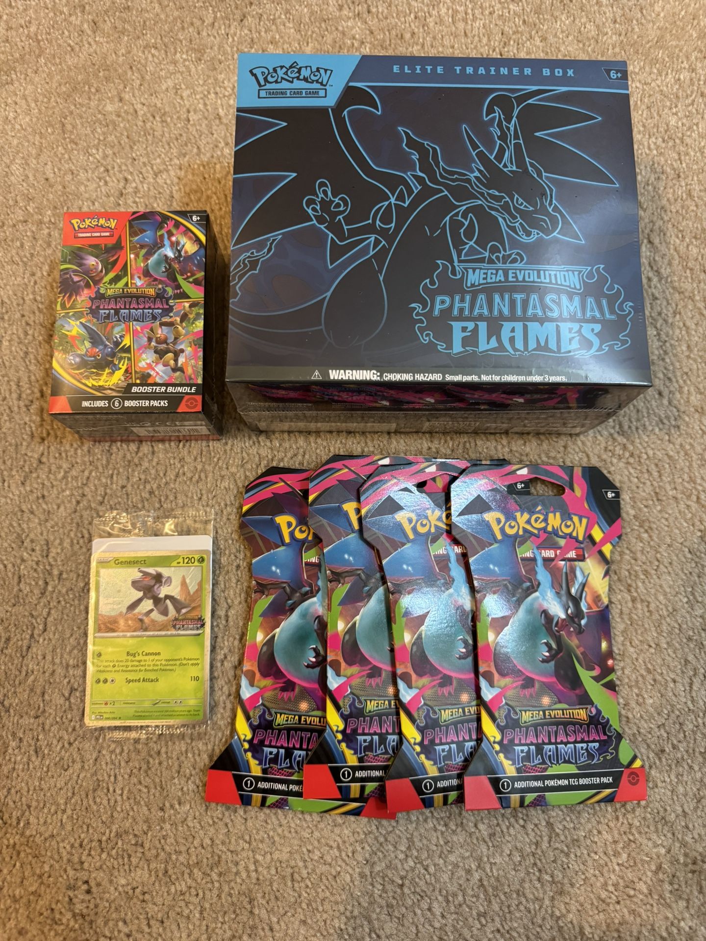Pokémon Phantasmal Flame Booster Etb/Bundle/Sleeved Boosters/Stamped Promo