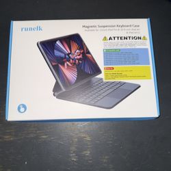 Runelk Magnetic Suspension Keyboard Case for iPad Pro 11" + 10.9" iPad Air + iPad Air11 | BRAND NEW