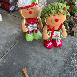 Gingerbread Girl And Boy