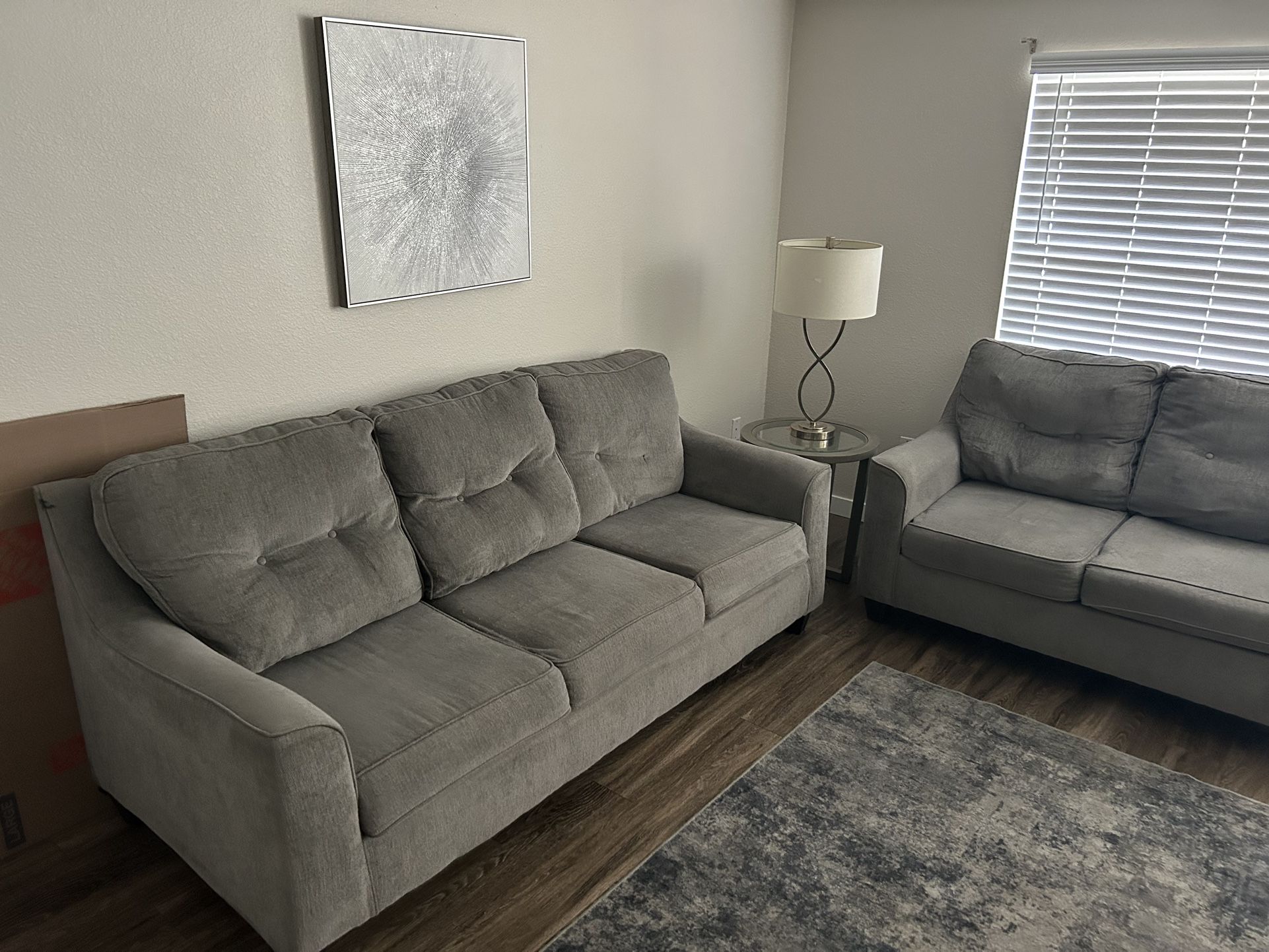 Living Room Set Two Piece Sofa And Tables