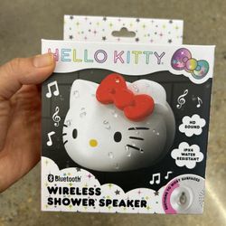 NWT licensed hello kitty wireless shower speaker