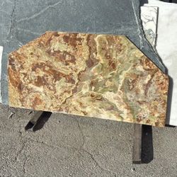 53x17 Polished Marble Remnant – $150