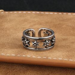 Chrome Hearts New Star Open Adjustable Fashion Ring 
