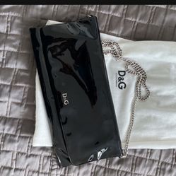 D&G Sasha Bag – Rare Faux Leather Authentic Dolce & Gabbana Shoulder Purse