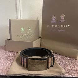 real/fake burberry belt
