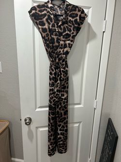 Leopard Print Jumpsuit Size XS