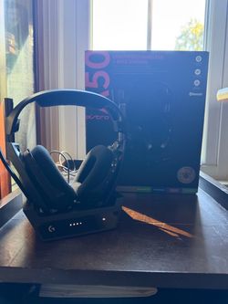 🔥 ASTRO A50 LIGHTSPEED WIRELESS GAMING HEADSET + BASE STATION — LIKE NEW! USED ONLY TWICE 🎮
