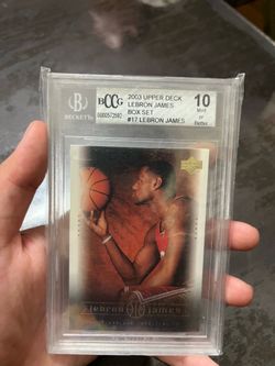 2003 Upper Deck LeBron James Box Set #17 BCCG 10 Mint or Better