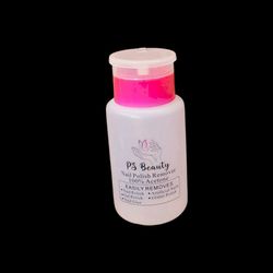 PS Beauty Nail Polish Remover With Reusable Dispense Bottle