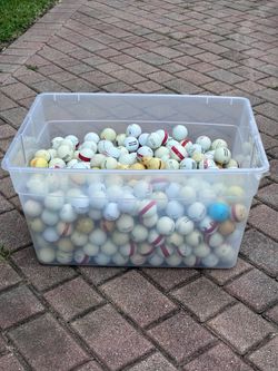60 lbs of used golf balls / 500 plus golf balls