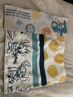 Disneyland  Stitch Reversible Table Runner