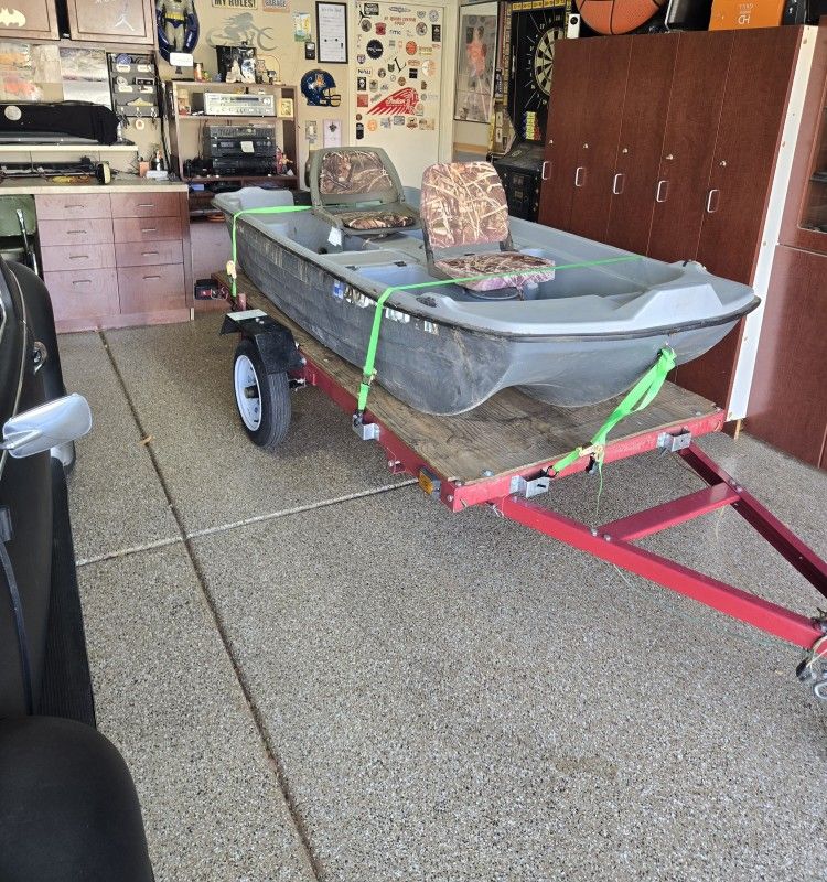 Boat And Trailer