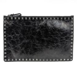 Valentino Rockstud Zippered Pouch / Clutch