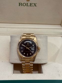 Rolex day date gold watch 36mm