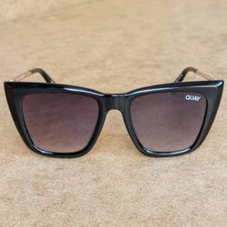 Quay Australia Buzzworthy gradient fade lens cat eye womens ladies sunglasses