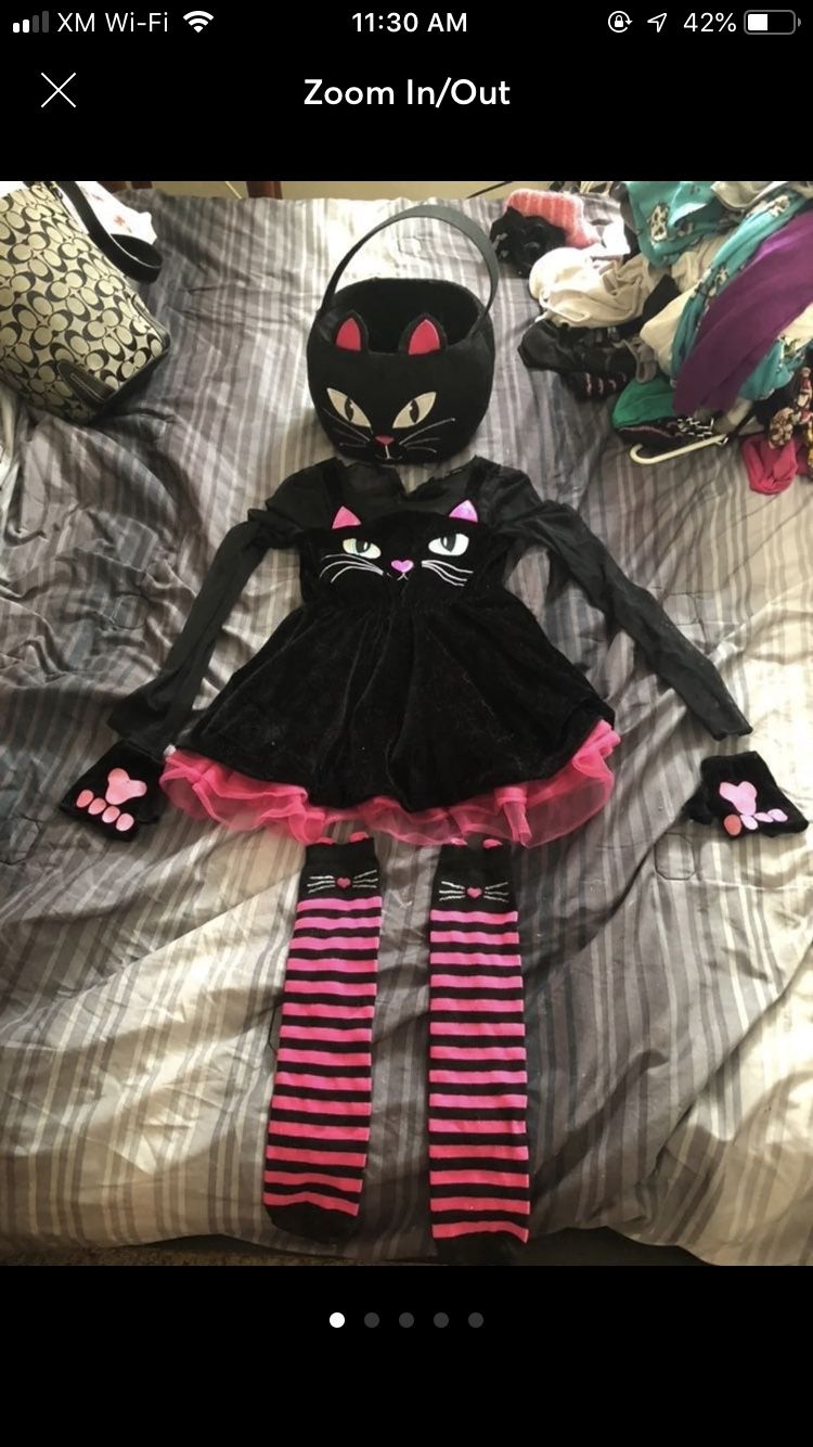 Black cat Halloween Costume