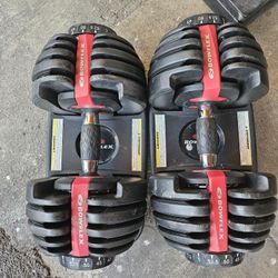 Bowflex Dumbbells 52.5 Lbs Each 