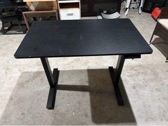 Black desk