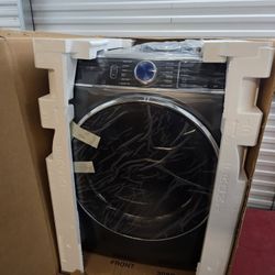 GE Stackable Front Load Electric Dryer with Steam and Sanitize Cycle Like Whirlpool - Maytag