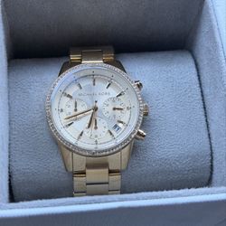 Gold MK Watch