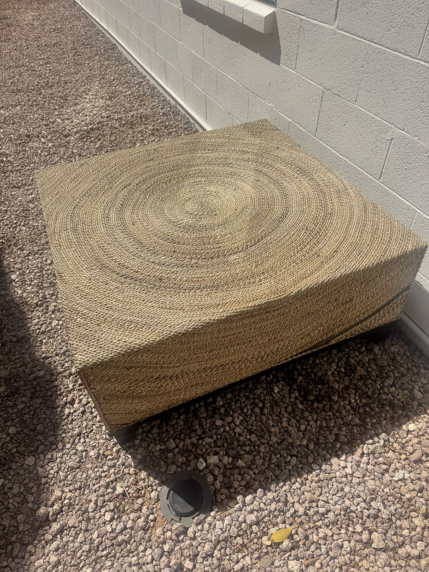 Woven Wood Coffee Table