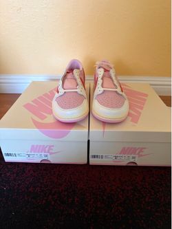 Travis Scott Sail Tropical Pink Jordan 1 Retro Low OG Size 8.5 Available