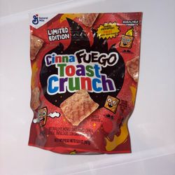 NWT General Mills Cinnafuego Toast Crunch Limited Edition