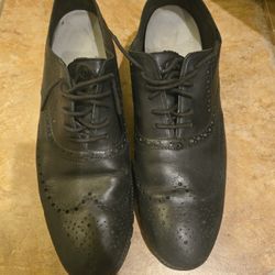 Cole Haan Grand.OS Black Leather Wingtip Oxford Dress Shoes Men’s Size 14