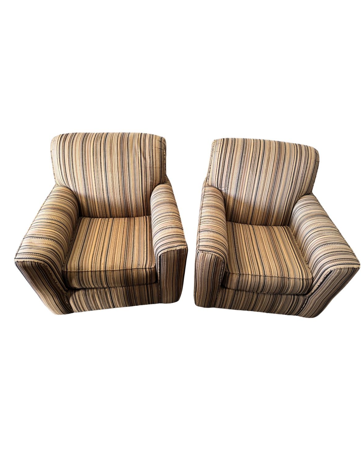 Vintage Swivel Rocker Armchairs (Pair) 🪑✨