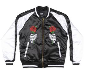 Rock smith satin rose jacket