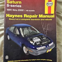 Haynes Repair Manual Saturn 1(contact info removed)