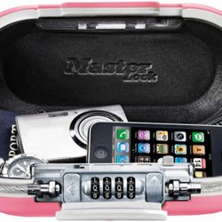 Master Lock 5900D Combination Portable Safe-Pink