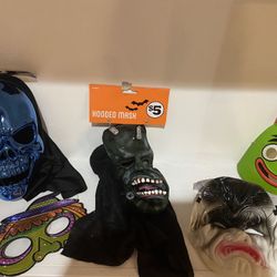 New w/tags: Halloween masks bundle