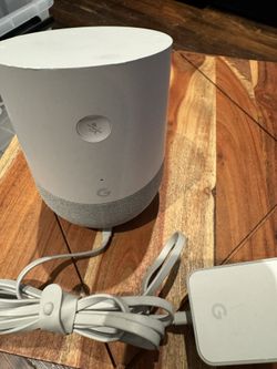 Google Home Smart Speaker with Google Assistant – White Slate