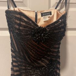 Black And Gold Long Dress