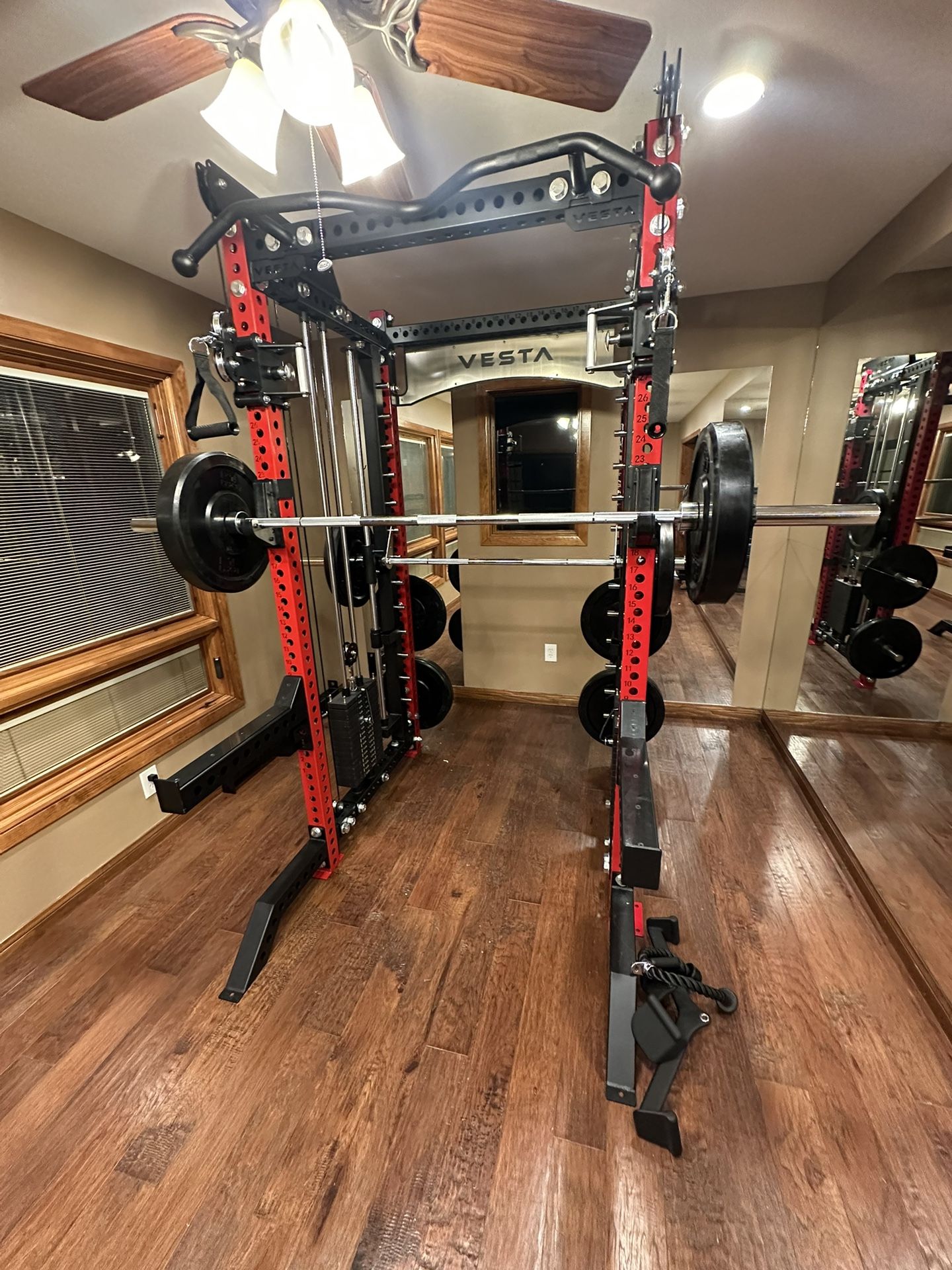 PRO SERIES Ultimate Half Rack Functional Trainer w/Smith