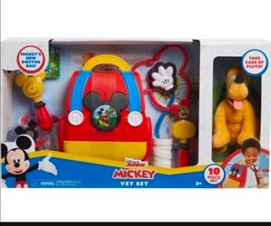 New Mickey mouse disney vet set Pluto kids toy jugete nuevo de nino o nina