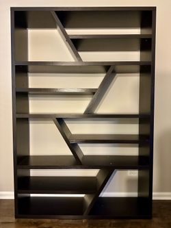 Kamloo Display Shelf Bookcase CM-AC118, Dark Brown (71 x47x11)