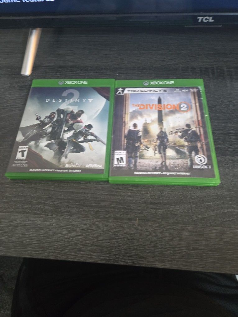 Xbox One And Xbox Srries X Game For Sale The Division 2 And Destiny 2