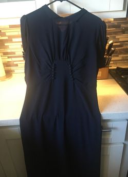 Vintage navy blue dress