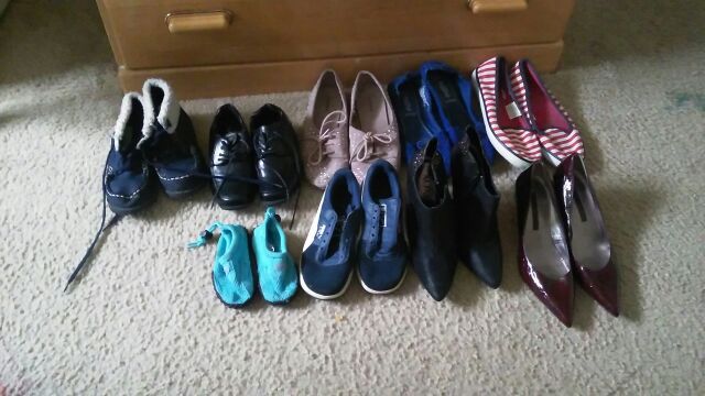 All 9 pair shoe
