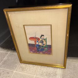 Antique Chinese Pith Painting