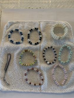 Homemade Natural Stone Beads Bracelet