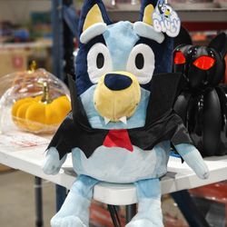 Vampire Bluey Jumbo Halloween Plush, 18"