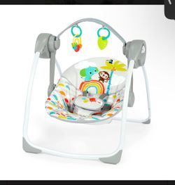 Bright Starts Baby Swing with Toy Bar