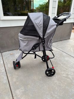 Pet stroller for dogs under 30 pounds. New, inbox.
